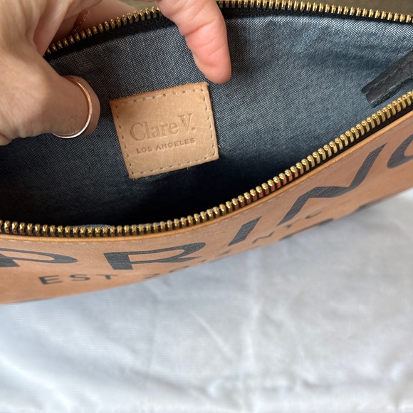 Clare V Spring Is Here Flat Pouch EUC RARE!! - Picture 7 of 9